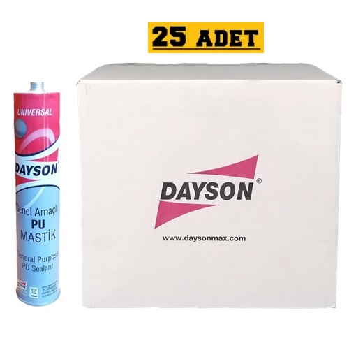 dayson-poliuretan-mastik-kirmizi-antrasit-280-ml-koli Dayson Poliüretan Mastik Kırmızı 280 ml Koli (25 Adet) - Görsel 1