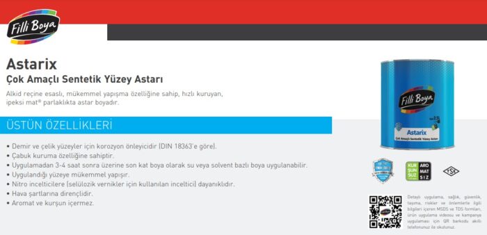 Filli Boya Astarix 2.5 Litre - Görsel 2
