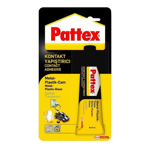 pattex_kontakt_metalcam_yapistirici50g Pattex PU Kontakt Yapıştırıcı Metal Plastik Cam 50 ml - Görsel 1