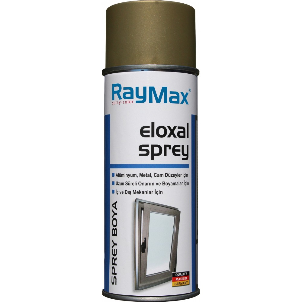 raymax_eloxal_koyualtin RayMax Eloxal Sprey Koyu Altın 400 ml - Görsel 1