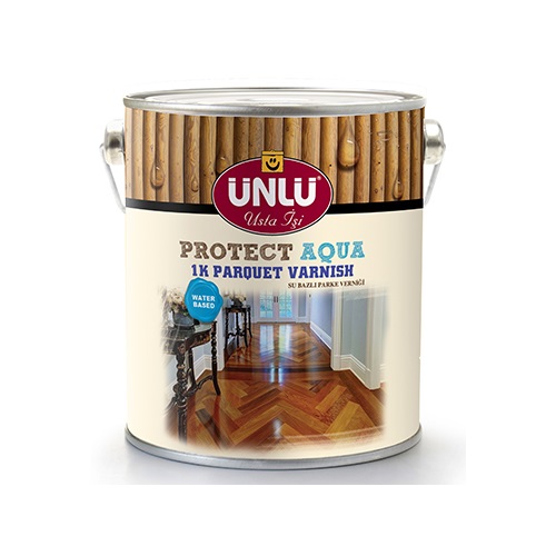 unlu-protect-aqua-su-bazli-parke-vernik-5lt Ünlü Protect Aqua Su Bazlı 1K Parquet Varnish İ.Mat 5 L. - Görsel 1