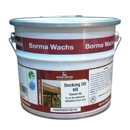 Borma Wachs Decking Oil HD - Deck Yağı Transparent/Şeffaf 2.5 L.