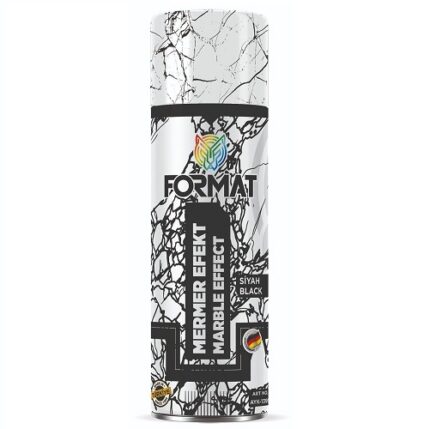 Format Mermer Efekt Sprey Boya Siyah 200 ml