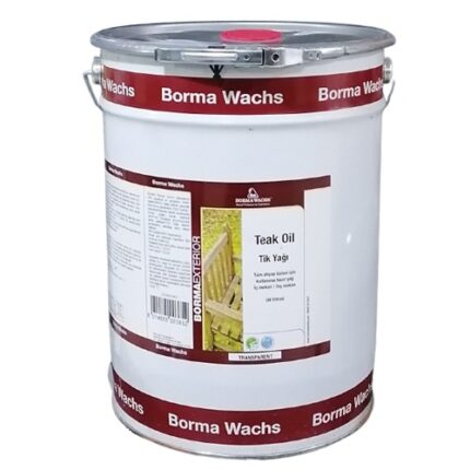 Borma Wachs Teak - Tik Yağı Transparent/Şeffaf 20 L.